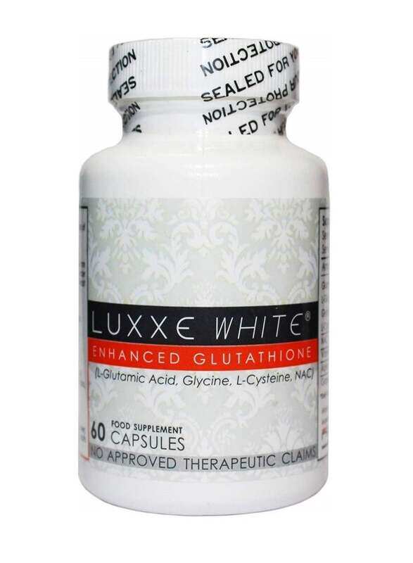 

Luxxe White Glutathione Skin Whitening Capsules, 60 Capsules
