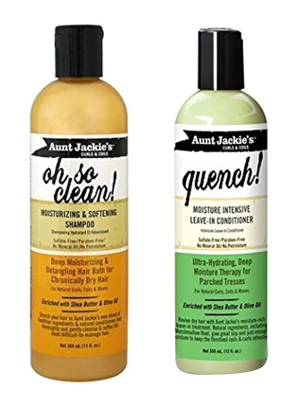 Aunt Jackie's Dua Hair Care Set for All Hair Types, 2 Piece