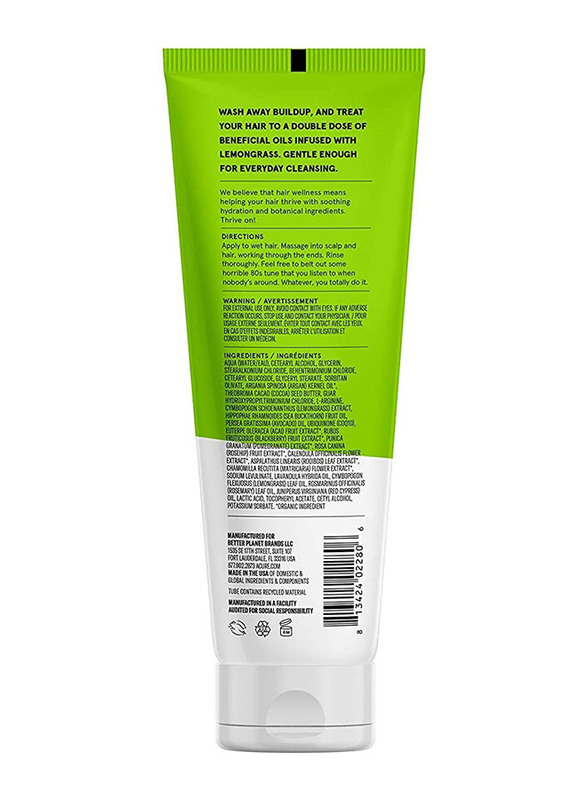 Acure Lemongrass Curiously Clarifying Conditioner for Dry Hair, 8oz