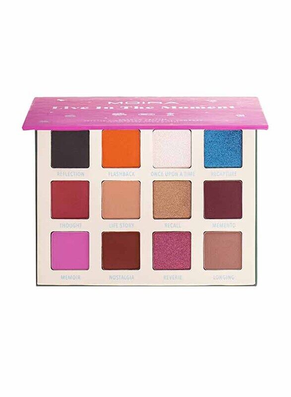 

Moira Beauty Live In The Moment Eyeshadow Palette, Multicolour