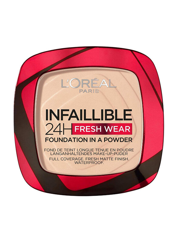 

L'Oreal Paris Infallible 24H Fresh Wear Foundation in a Powder, 20 Ivory, Ivory