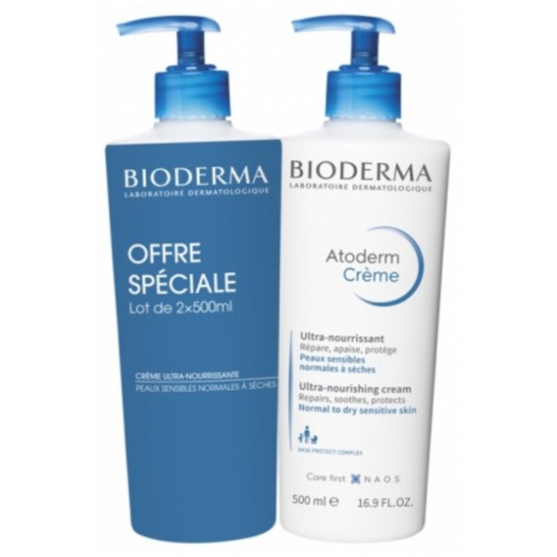 

BIODERMA CREAM 2X500ML ATODERM DUO