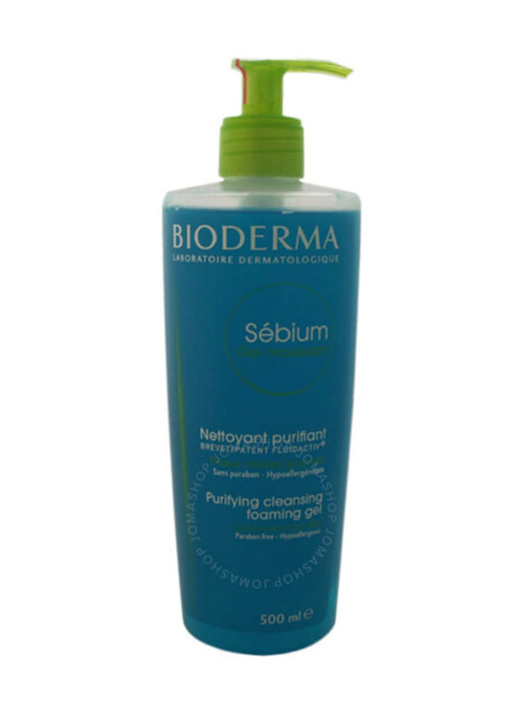 Bioderma Sebium Moussant Purifying Cleansing Foaming Gel, 500ml