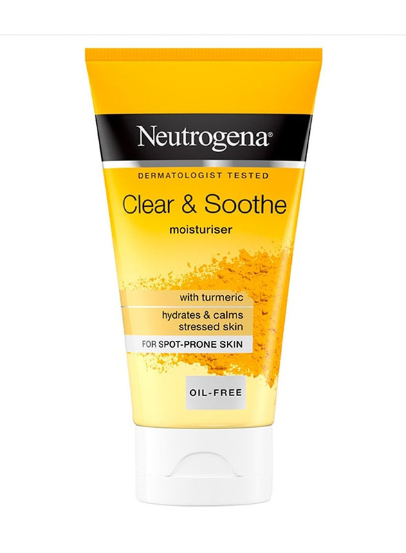 Neutrogena Clear and Soothe Moisturizer with Turmeric, 75ml