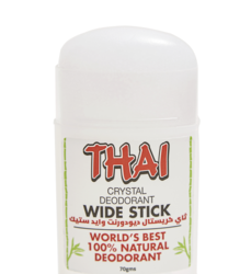 Thai Deodorant Stone Of America Wide Stick, 70 gm, 0.32 Ounce