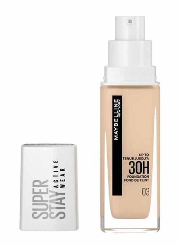 

Maybelline New York Superstay Full Coverage Foundation, 03 True Ivory, Beige