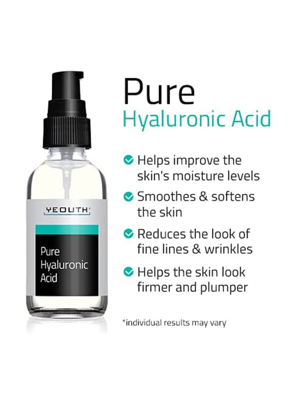 Yeouth Pure Hyaluronic Acid, 60ml