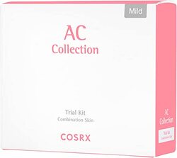 COSRX 4 Step Mild Acne Treament for Prone Skin TSA Approved Travel Size, Gift Set, Trial Cleanser, Toner, Spot Cream, Moisturizer