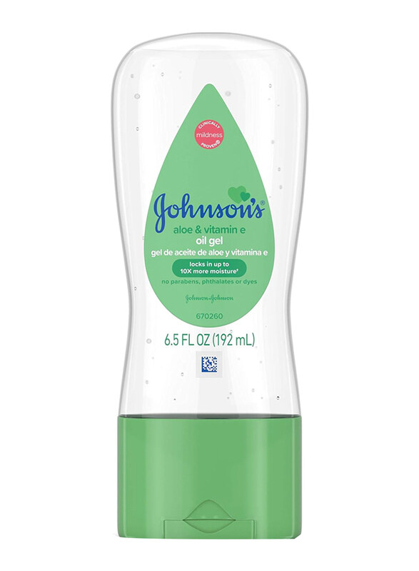 

Johnson's 192ml Baby Gel Oil with Aloe & Vitamin E, White