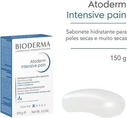 Bioderma Atoderm Intensive Pain Ultra-Soothing Cleansing Bar for Very Dry to Atopic Skin, 150g