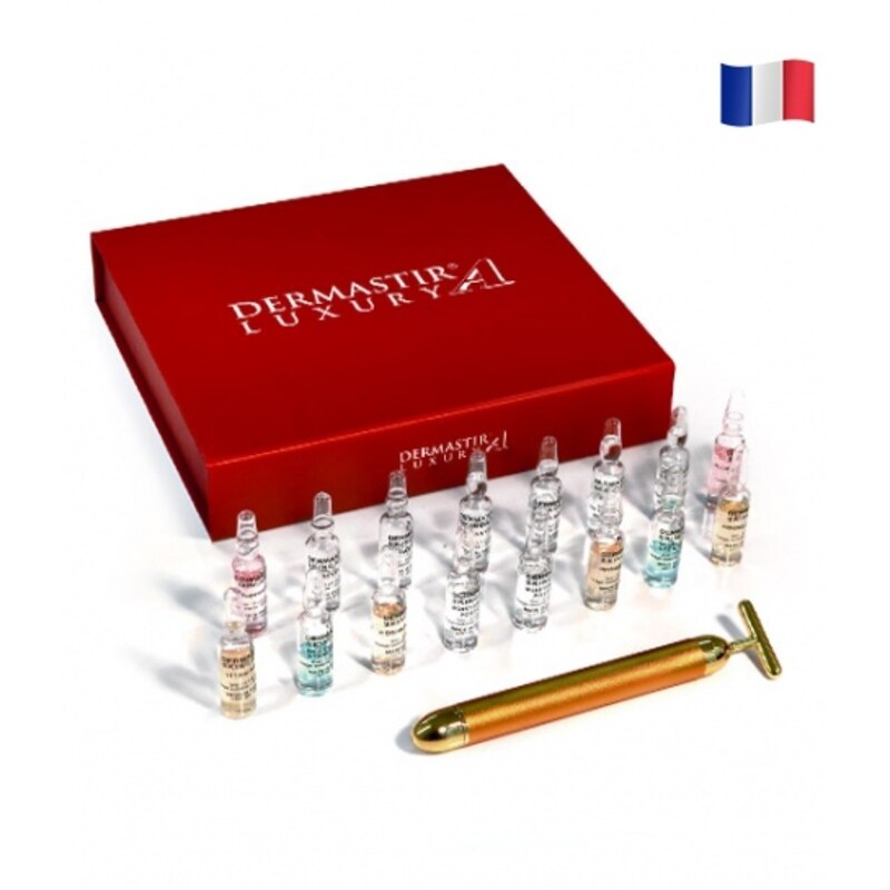 

Dermastir Cellular Bar and a set of 16 Dermastir Luxury ampoules.