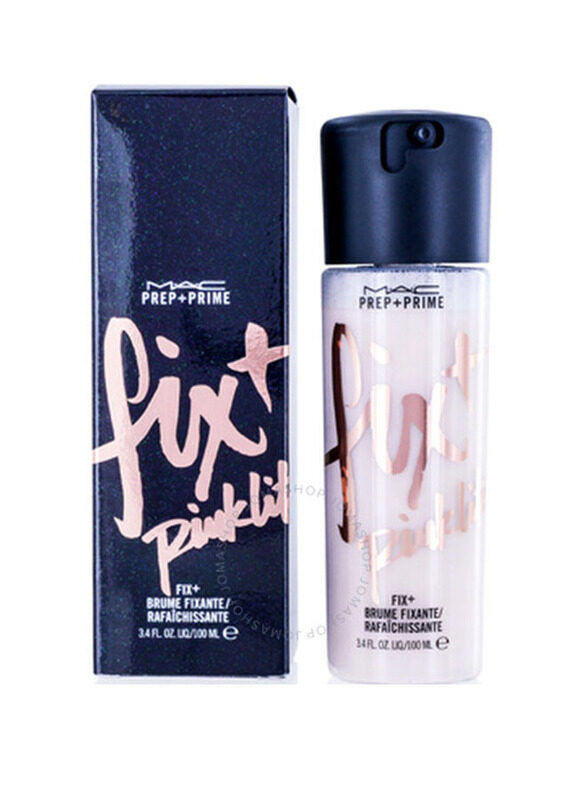 

Mac Prep Plus Prime Fix Brume Fixante Makeup Setting Spray, 100ml, Shimmer Pinklite, Clear