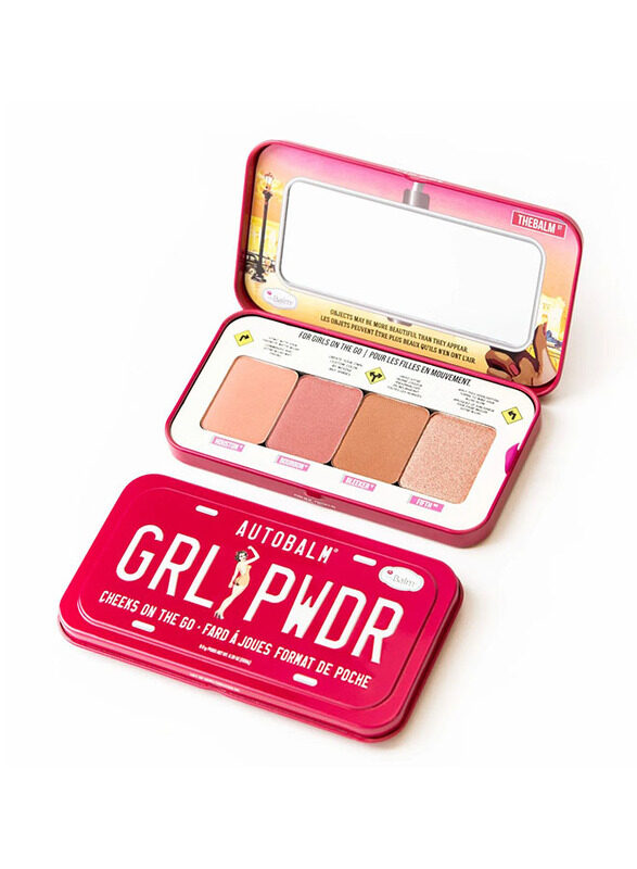 

The Balm Autobalm Grl Pwdr Cheeks on-the-go Palette, Multicolour