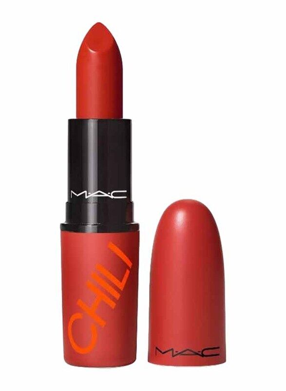 

Mac Crew Powder Kiss Lipstick, 0.1 Oz, Chili, Red