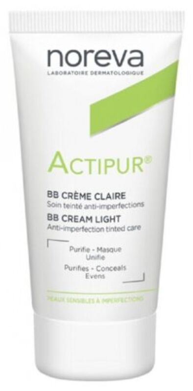 Noreva Actipur Tinted BB Anti-Imperfections Cream Tinted Clair (Light) 30ml