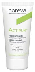 Noreva Actipur Tinted BB Anti-Imperfections Cream Tinted Clair (Light) 30ml