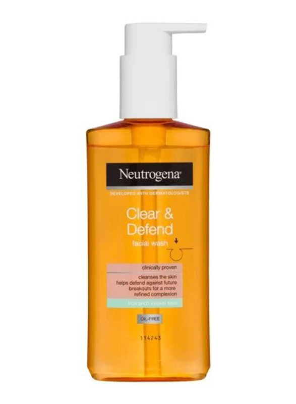 Neutrogena Clear and Defend Facial Wash, 200ml
