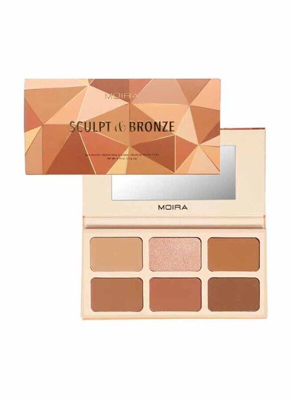 

Moira Sculpt & Bronze Face & Eye Palette, 33g, Multicolour