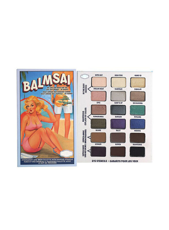 

The Balm Balmsai Eyeshadow & Brow Palette, Multicolour