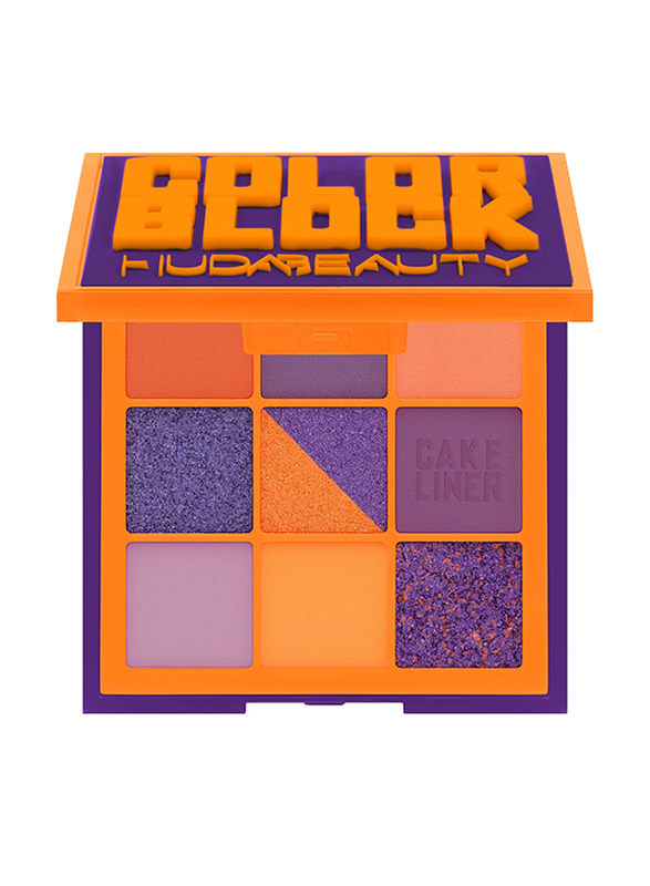 Huda Beauty Color Block Obsessions Palette, Purple & Orange, Multicolour