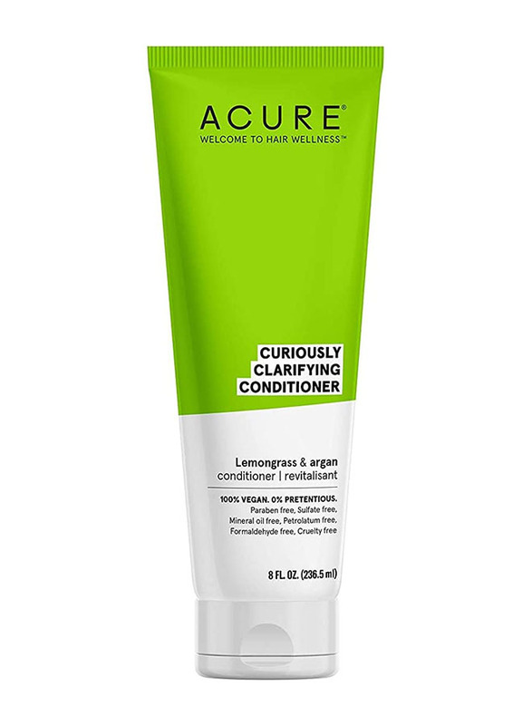 Acure Lemongrass Curiously Clarifying Conditioner for Dry Hair, 8oz