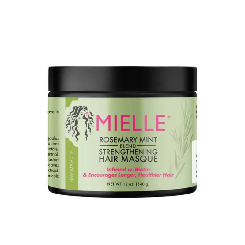 Mielle, Strengthening Hair Masque, Rosemary Mint, 12 oz (340 g)