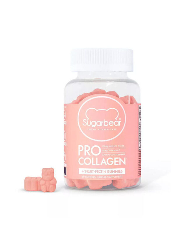 

Sugar Bear Procollagen Vegan Multivitamin, 60 Capsules