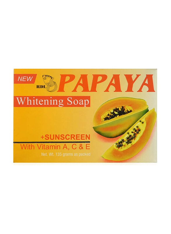 

RDL Papaya Sunscreen Whitening Soap, 135 gm