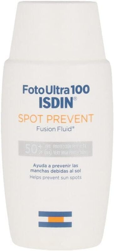 ISDIN FotoUltra100 SPOT PREVENT Sunscreen SPF50+ Fusion Fluid, 50ml