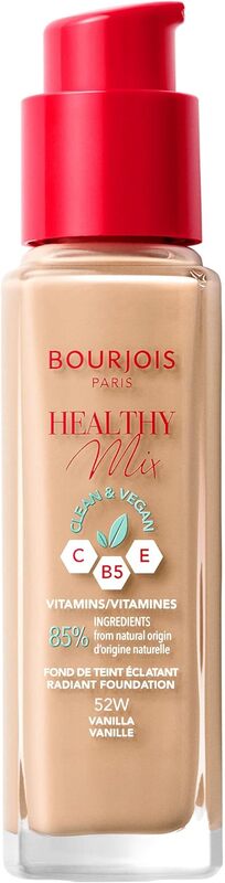 Bourjois Healthy Mix Clean Vegan Foundation No 52W Vanilla