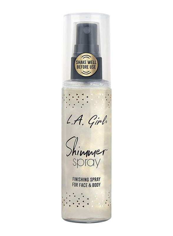 L.A. Girl Shimmer Spray, 80ml, 918 Gold, Gold