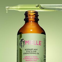 Mielle Organics MIELLE - ROSEMARY MINT, SCALP & HAIR OIL, INFUSED W/BIOTIN & ENCOURGES GROWTH, For daily use, SCALP TREATMENT, SPLIT END CARE & SCALP &STRENGTHENING OIL
