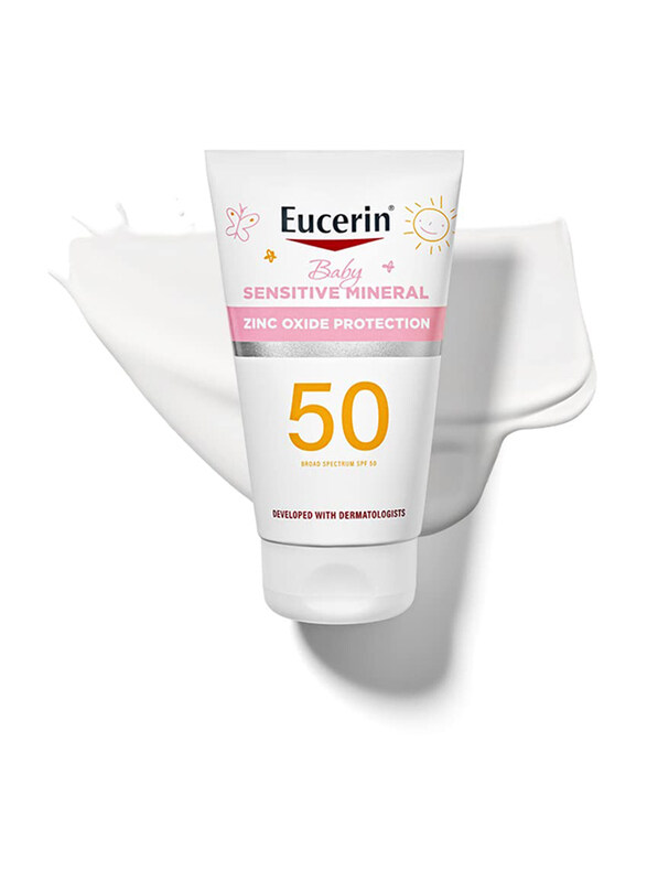 

Eucerin 4oz Sun Sensitive Mineral Baby Sunscreen SPF 50, White