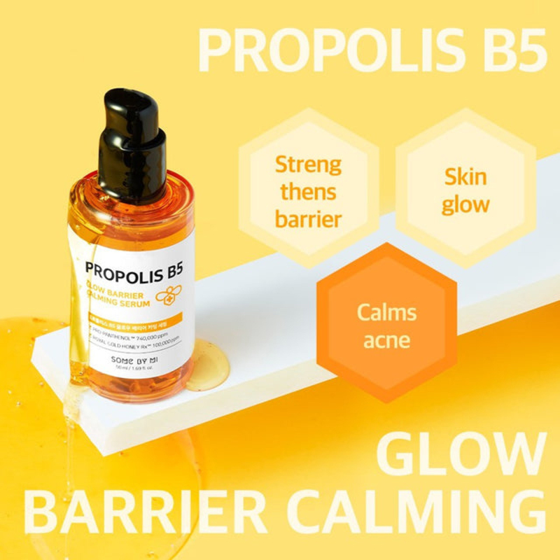 Some By Mi Propolis B5 Glow Barrier Calming Serum, 50ml