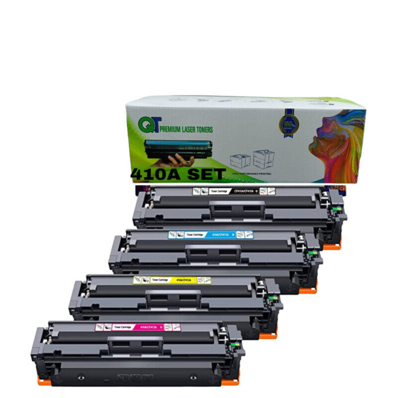 

QT 4pc Compatible HP Toner 410A Set (CF410A, CF411A,CF412A,CF413A)