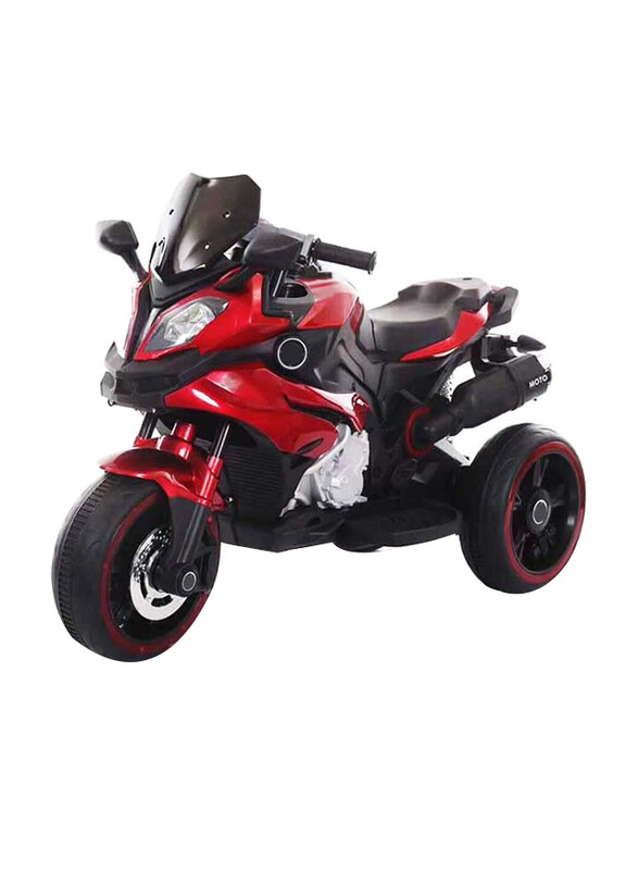

TechPlus Ride On Toy Motorbike with 3-Wheels, Ages