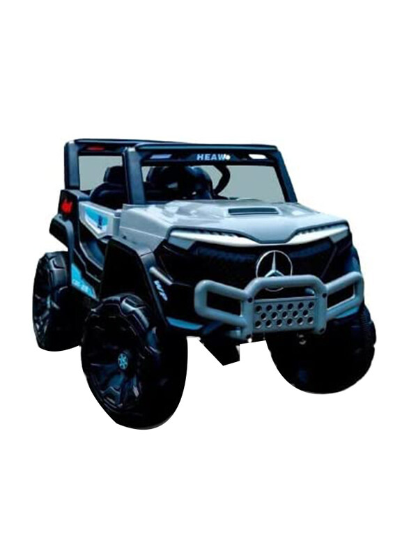 

TechPlus Upgraded Dual Drive Electric Desert Safari Ride On Thumper Buggy, Blue, Ages 2 - 6 Years