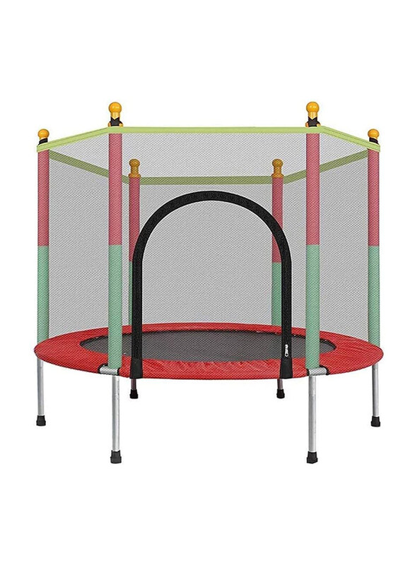 

PLQS Showay 55" Trampoline with Safety Enclosure Net For 600 Lbs., Ages