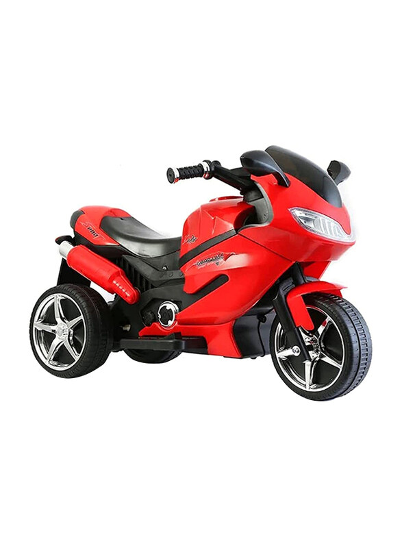 

TechPlus Xoxo Electric Ride On Sport Motorcycle, Red, Ages 2 - 6 Years