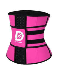 Laura Single Strap Waist Trainer, Large, Fuchsia Pink