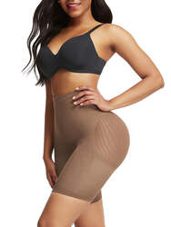 Nena Instant Hourglass Shapewear, Brown, M/L