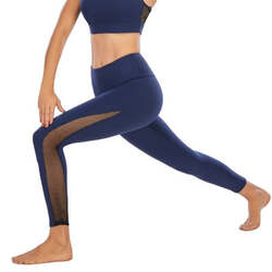 Outshine Luxury Active Leggings for Women, Large, Blue
