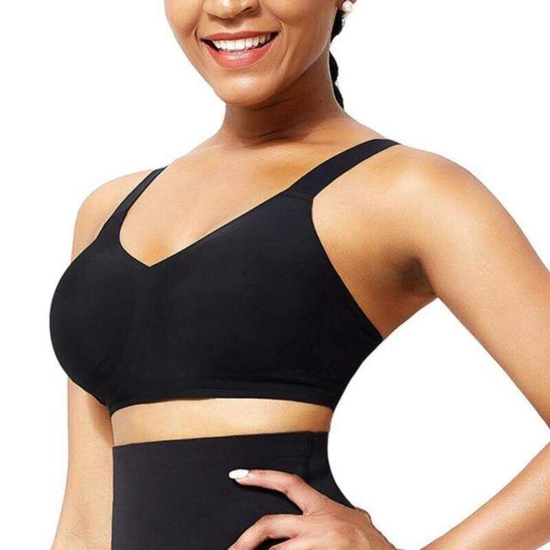 

Generic Raven Wireless Bra, Black, Large