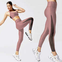 Outshine Luxury Active Leggings for Women, Large, Light Pink