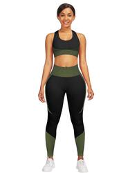 Seamless Sweat Suit, Small, 3-Pieces, Green