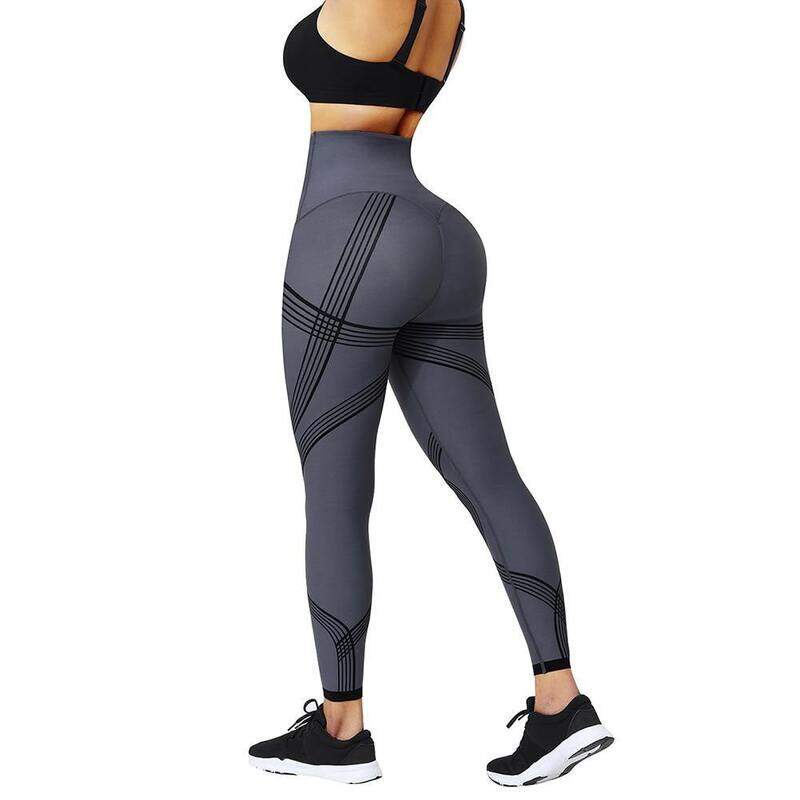 

Generic Raven High Waist Seamless Leggings for Women, Medium, Grey
