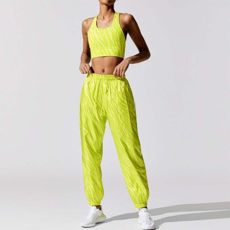 Up-Game Active Neon Pant for Women, Large Yellow