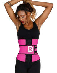 Laura Single Strap Waist Trainer, Large, Fuchsia Pink