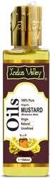 Indus Valley 100% Natural Halal Certified Mustard Carrier Oils Hair Treatment, 100ml