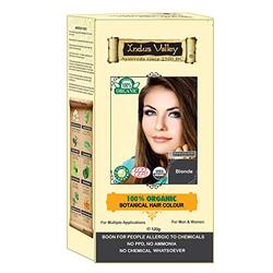 Indus Valley Halal Certified Botanical Hair Colour Best For Allergy Sufferers and Sensitive Skin, Blonde